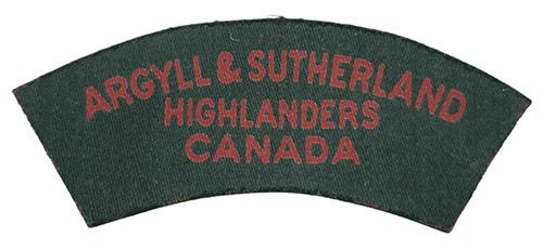 Argyll and Sutherland Highlanders of Canada (Princess Louise's), R.C.I.C.