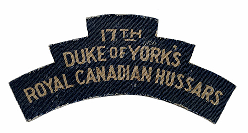 17th Duke of York's Royal Canadian Hussars, R.C.A.C.