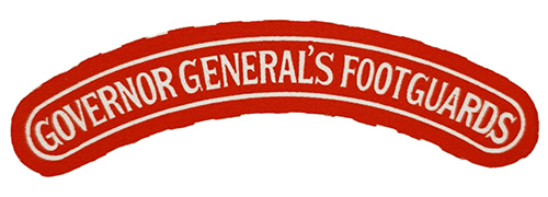 Governor General's Foot Guards, R.C.A.C.