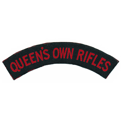 Queen's Own Rifles of Canada, R.C.I.C.