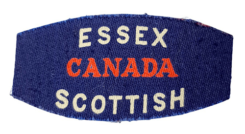Essex Scottish Regiment Shoulder Title