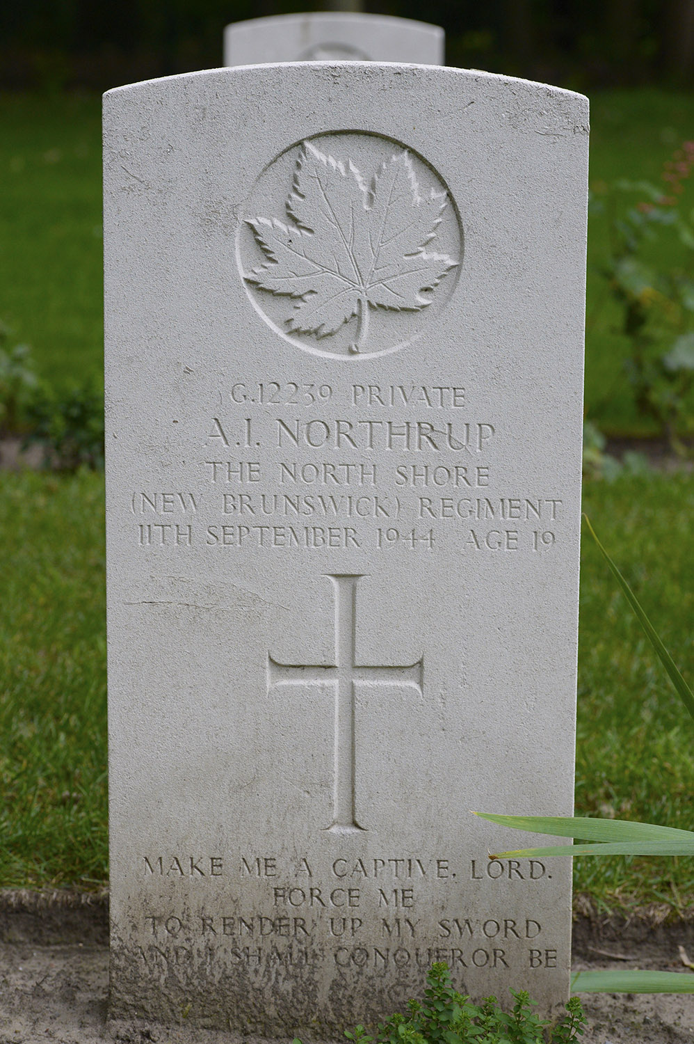 NORTHRUP, AVARD ISAAC - North Shore (New Brunswick) Regiment (incorrect)