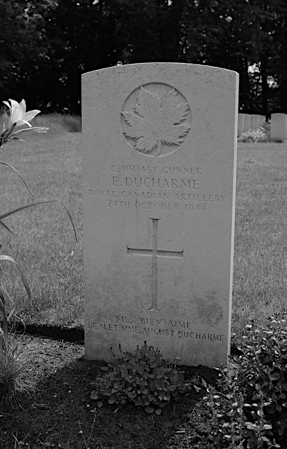 DUCHARME, EMILE - 4 Medium Regiment, R.C.A.