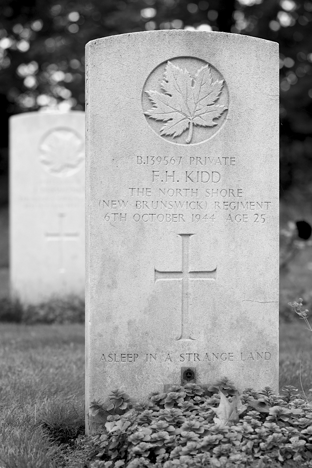 Frederick Harold KIDD - North Shore (New Brunswick) Regiment, R.C.I.C.