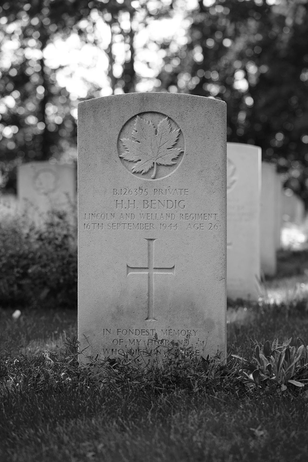 BENDIG, HERMAN HENRY - Lincoln and Welland Regiment, R.C.I.C.