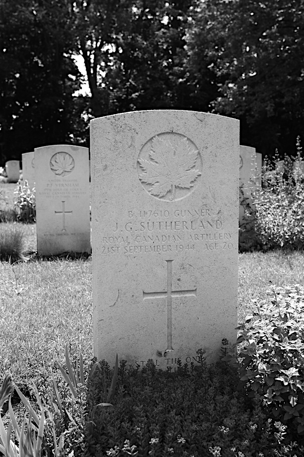 SUTHERLAND, JOHN GEORGE - Royal Canadian Artillery