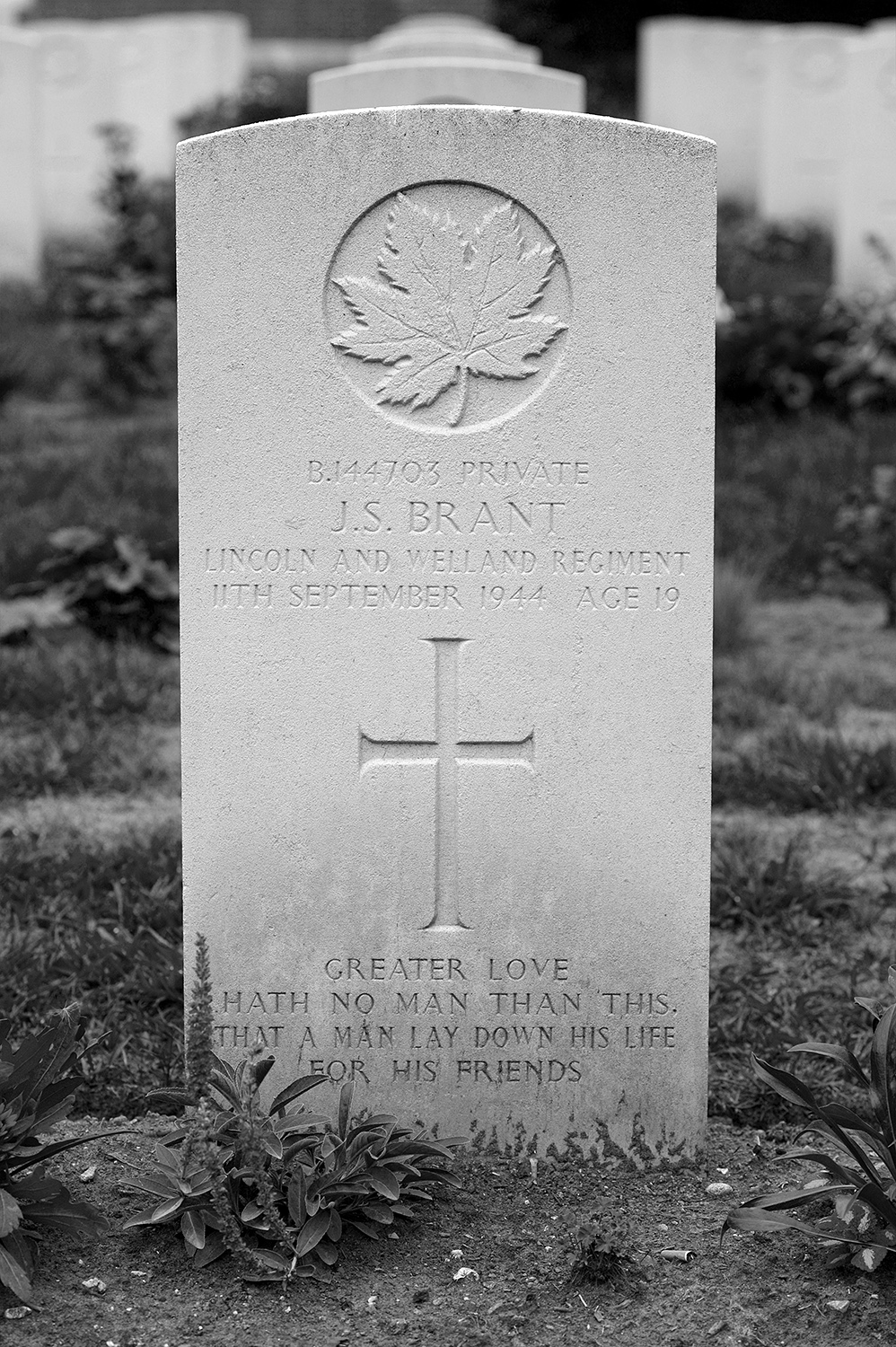 BRANT, JACOB SHELBY - Lincoln and Welland Regiment, R.C.I.C.