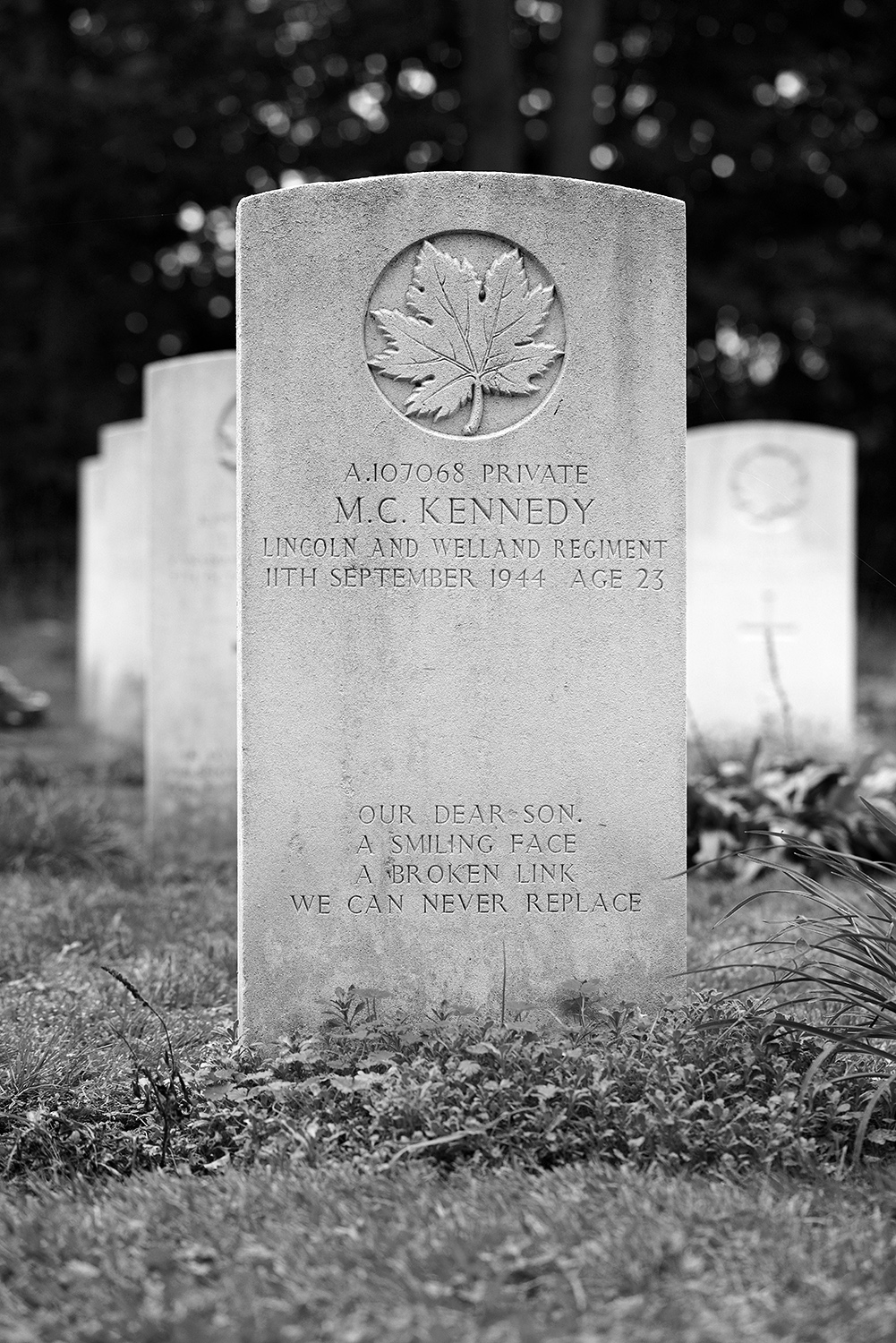 KENNEDY, MAYNARD CHARLES - Lincoln and Welland Regiment, R.C.I.C.