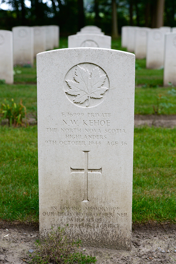 KEHOE, NEIL WILLIAM - North Nova Scotia Highlanders, R.C.I.C.