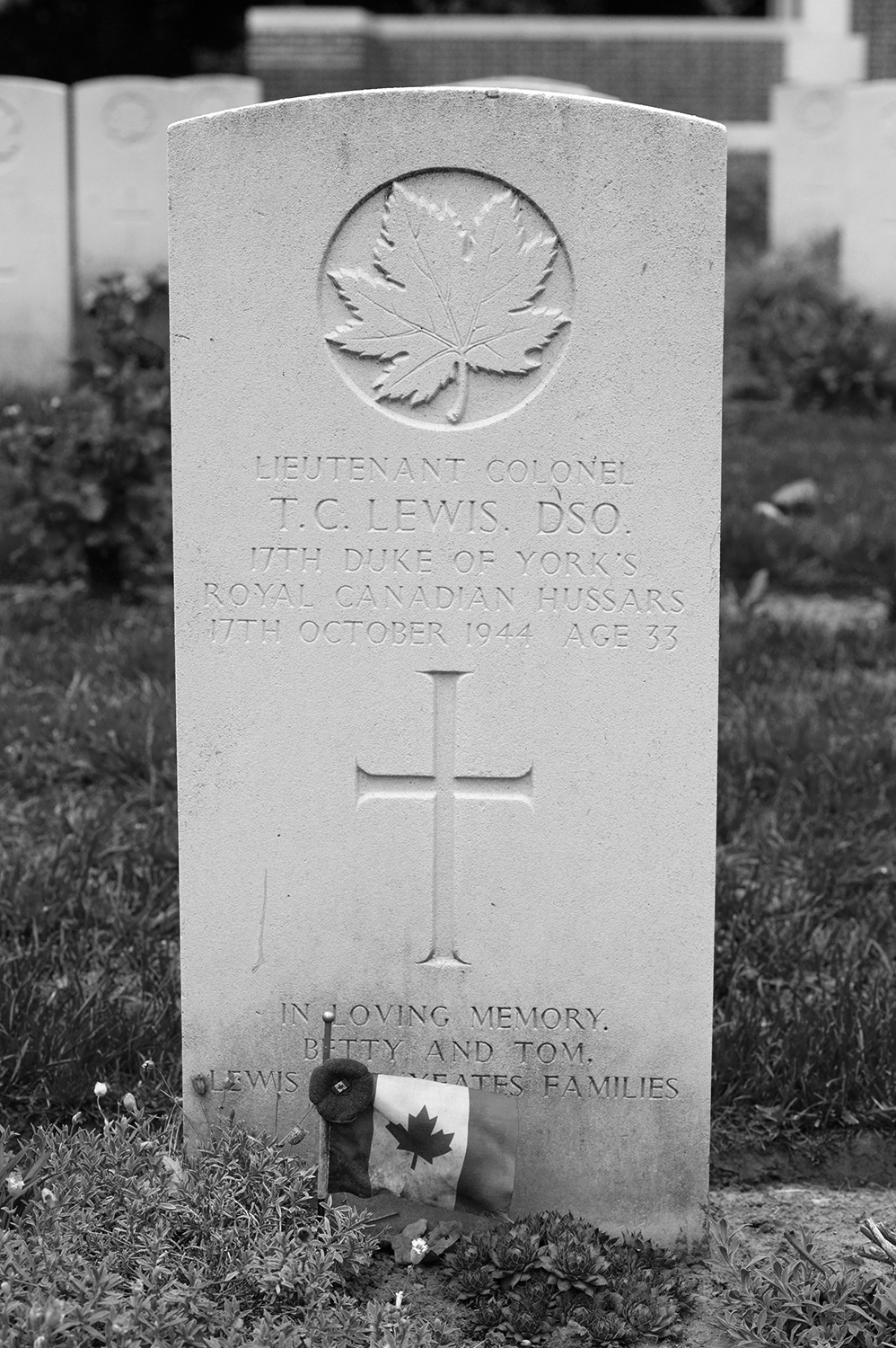 LEWIS, THOMAS CRIPPS DSO MID CDG - 17th Duke of York's Royal Canadian Hussars, R.C.A.C.