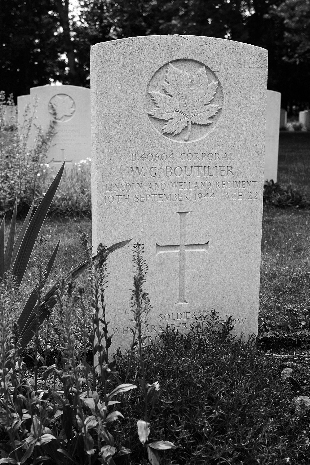 BOUTILIER, WILLIAM CHARLES FENWICK - Lincoln and Welland Regiment, R.C.I.C.