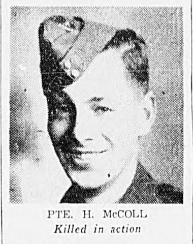 MCCOLL, HUGH - Canadian Scottish Regiment, R.C.I.C.