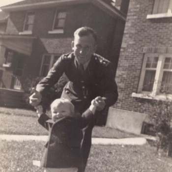 Harold with his son Ken.