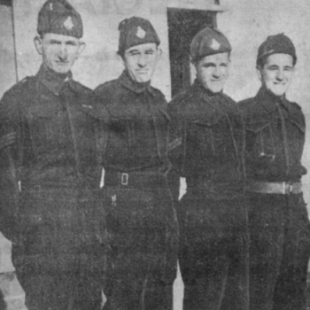 Father John on the left and William on the right.