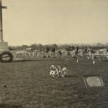 The cemetery in 1945