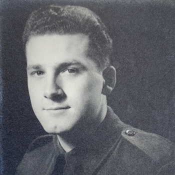 Sergeant Ronald E.K. Haunts was in charge of constructing the cemetery