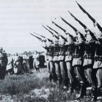 German salut for Charles LeBlanc 419 Squadron