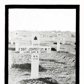 Temporary grave maker Adegem Canadian War Cemetery
