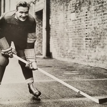 Peter, like so many Canadians, loved to play hockey.