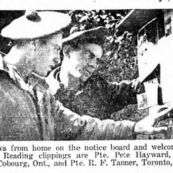 HAYWARD, PETER JOHN - Stormont, Dundas and Glengarry Highlanders, R.C.I.C.