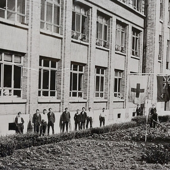 Military hospital in Gent, Belgium.