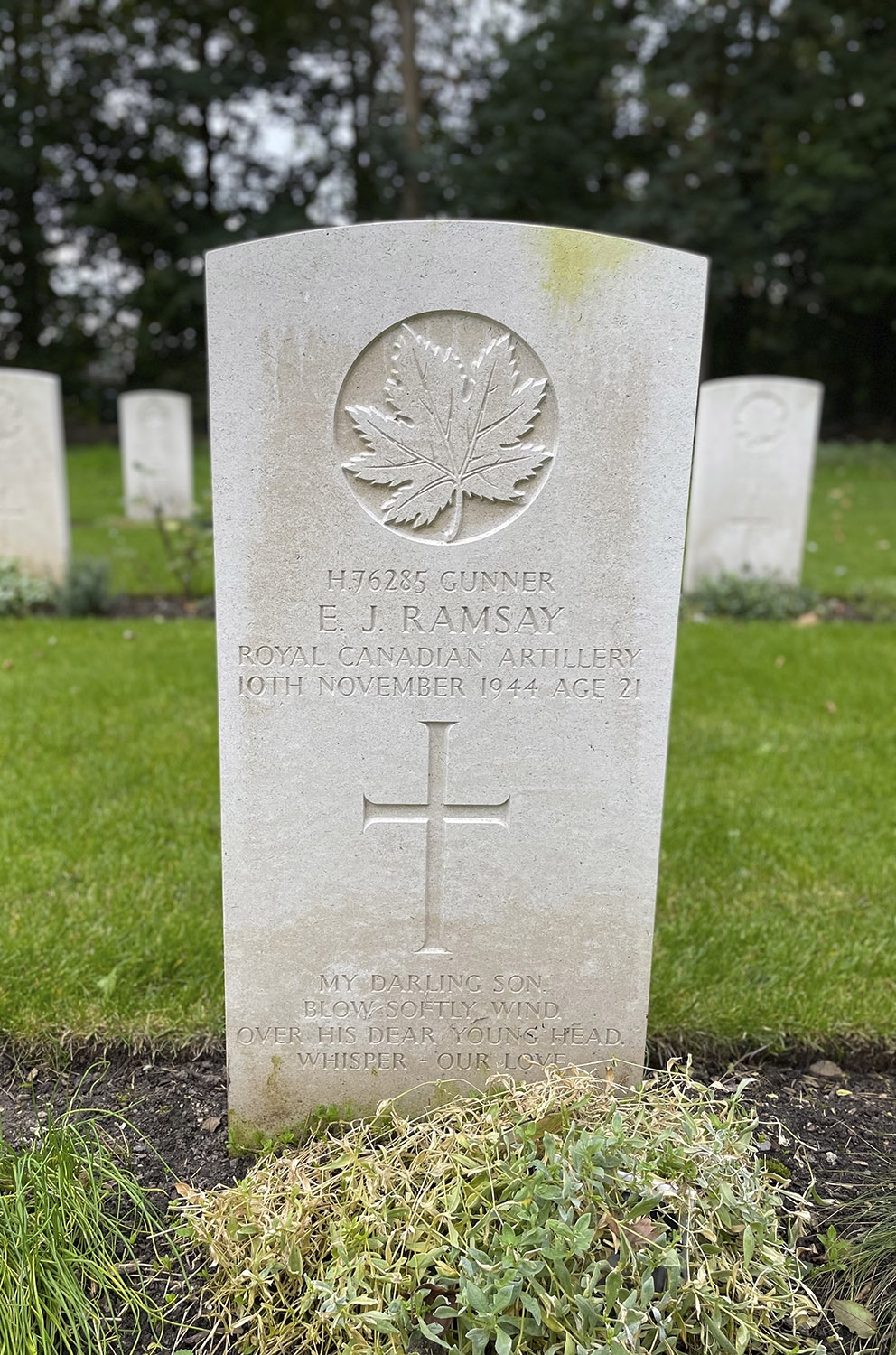 RAMSAY, EDWARD JAMES - Royal Canadian Artillery